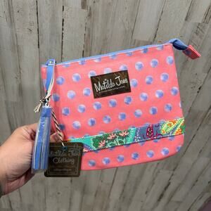 Matilda Jane The Adventure Begins Waterproof Zippered Pouch - NWT Pool Vacation